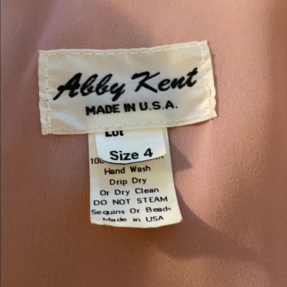 VINTAGE CLASSY ABBY KENT BLUSH COCKTAIL DRESS 4 - Picture 9 of 11